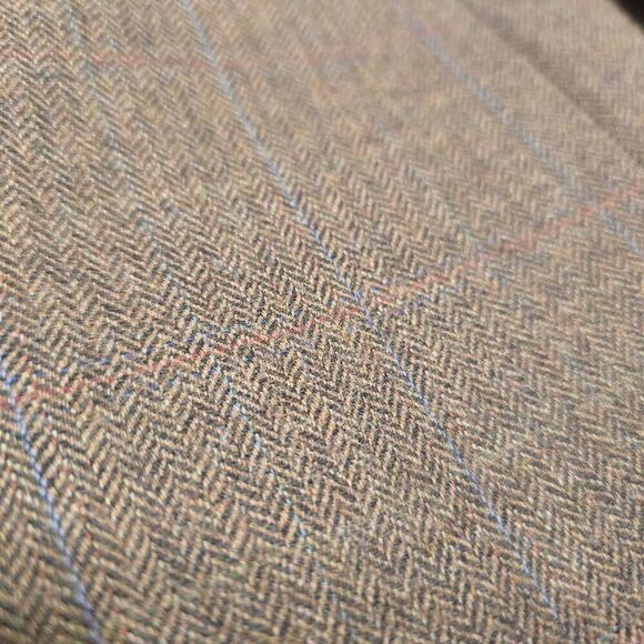 Lauren Ralph Lauren Blazer Men's 44S Brown Notch 100% Wool Formal Office Career - Picture 3 of 9